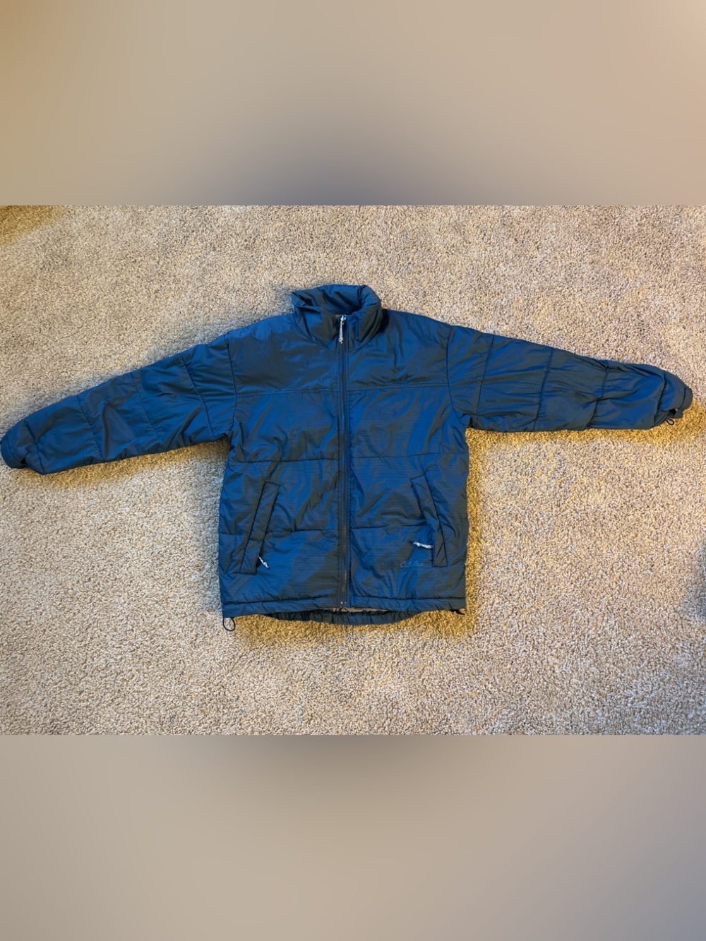 Cabela's Navy Blue Quilted Puffer Jacket